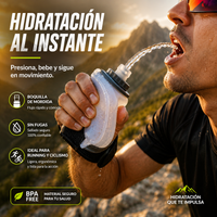 HydraWrist™ | Botella de Hidratación de Muñeca para Running, Ciclismo y Outdoor