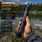 AquaTrail Survival™ | Filtro Portátil de Agua para Aventuras y Emergencias