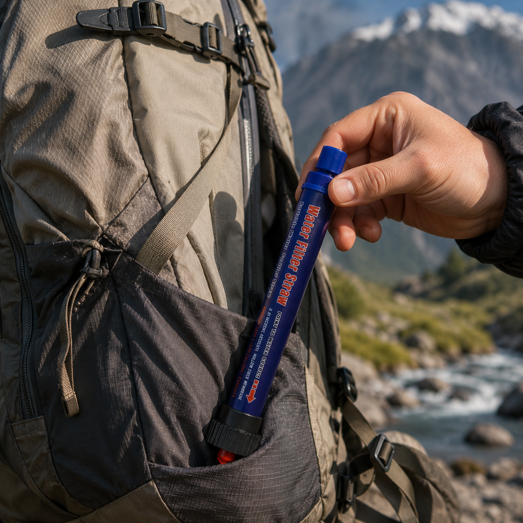 AquaTrail Survival™ | Filtro Portátil de Agua para Aventuras y Emergencias